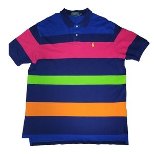 Vintage Ralph Lauren striped polo shirt